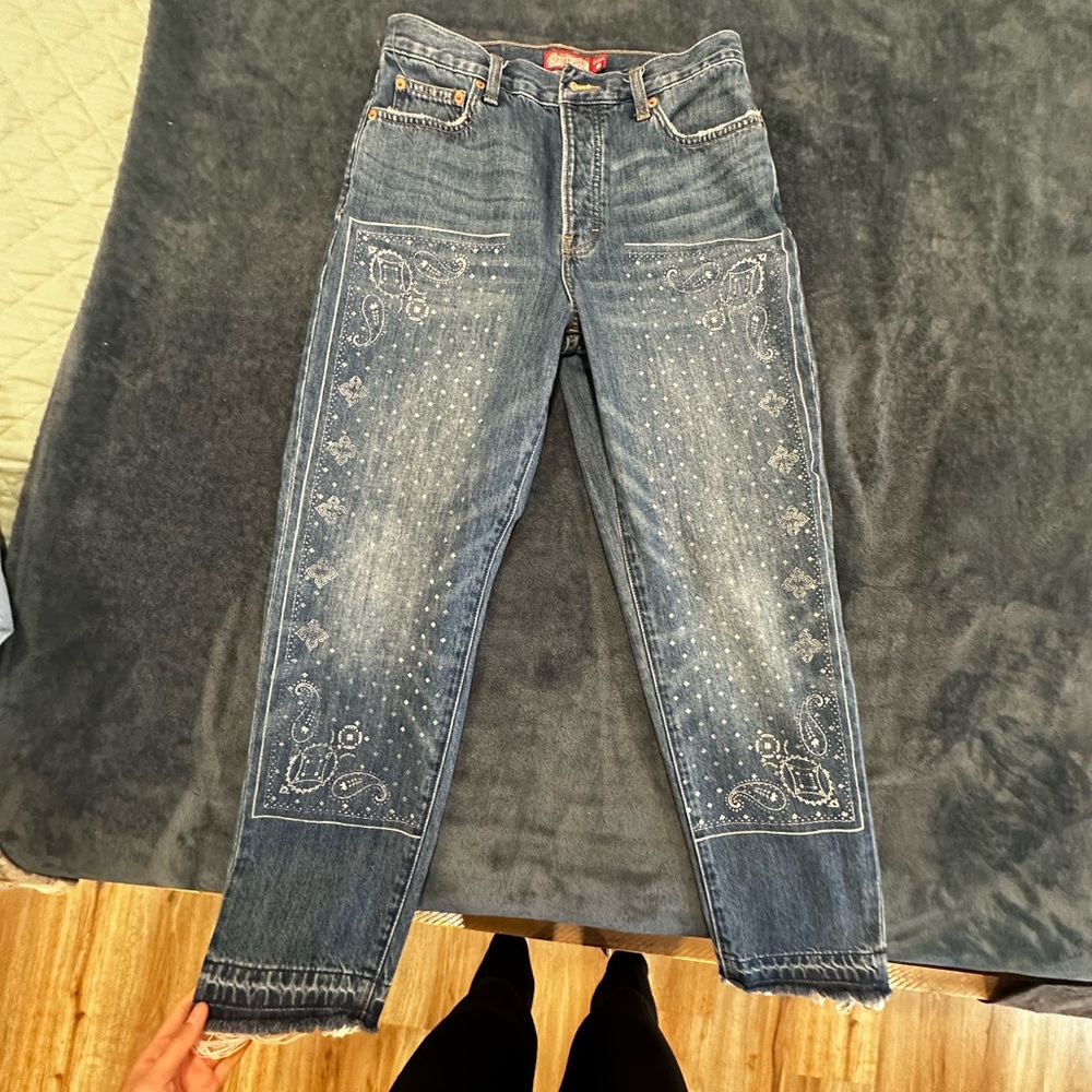 Lucky Brand Denim with Leather Patch